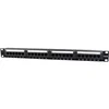 GEMBIRD NPP-C524CM-001 Konektor 24 porta patch panek, Cat5e Crni