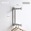 Ecoco Zidni stalak za vešalice, Sivi