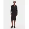 Calvin Klein Jeans Pletena obleka LV047E202G Črna Slim Fit
