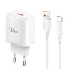 Kucni punjac KONFULON JK90 + DC65 PD20W sa kablom USB na Type C beli