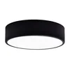 Plafonska lampa CLEO 2xE27/24W/230V prečnika 30 cm crna