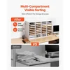VEVOR Organizator za literaturo 36 predelkov 957x30x60 cm bela