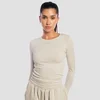 GymBeam Women‘s Aura Long Sleeve T-Shirt Grey