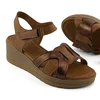 Mona Shoes Ženske sandale, Kožne, Braon