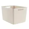 Basket JUTE 20L plastic off-white