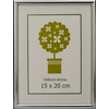 Karako Foto okvir 15x20 cm, plastika, namizni, stenski, 95 srebrn