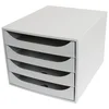 KUTIJA S 4 LADICE ECOBOX EXACOMPTA 228606D SIVA