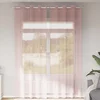 Voile zavjese s ušicama 2 kom narančaste 140x260 cm