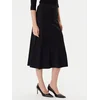 TWINSET Midi krilo 252TP3641 Črna Regular Fit