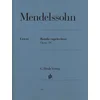 MENDELSSOHN:RONDO CAPRICCIOSO OP.14