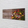tulup.si Slika na akrilnem steklu Jajca tulipani deske 140x70 cm 4 obešalnika
