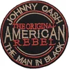 Johnny Cash American Rebel Iron-On Patch