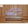 Black Cut 3D Lampa Roze