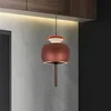 Mantra Iluminación Viseča svetilka LED Roller, kava, nastavljiva po višini, vlečna palica - Dnevna soba/jedilnica - kavno rjava - Aluminij