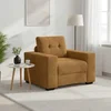 Sofa fotelja smeđa 100x78x80 cm baršun