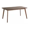 Miza Berwyn 1455 Temen les, 81x90x150cm, MDF plošča, Les