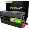 Green Cell Zelena celica PowerInverter LCD 12V - 230V 500W/1000W ČISTO SINUSOIDA