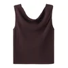 MANGO Top GEMMA temno rjava