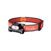 Fenix HM65RTV20BLC- prigušiva punjiva LED čeona lampa LED/USB IP68 crna/narandžasta