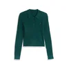 Tommy Jeans Pulover temno zelena