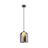 Luster na sajli KLEA 1xG9/15W/230V zadimljeno crna