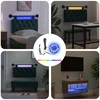 vidaXL LED trak z LED trakami Črna 180 cm SMD5050