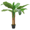 vidaXL Umetni bananovec 9 listov 120 cm zelen