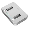 Čitalec diskov USB-C 3.2 Gen2 => 2x M Key 2230/2242/2260/2280 8TB/vhod Logilink Docking Station srebrna (QP0033)