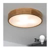 Brilagi - LED stropno svetlo CARVALHO 3xE27/60W/230V hrast preč. 47,5 cm