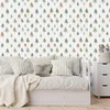 Tapeta pastelni gozdni drevesi - 245x165