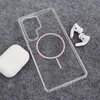 Maska za Samsung S25 Ultra Mag Case Clear Slim roze
