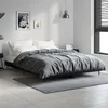 Okvir za krevet crni 140x190 cm konstruirano drvo