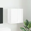TV zidni ormar Zidne Visoki sjaj bijela 59,5 x 31 x 60 cm
