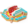 Bigjigs Rail Turntable z motivom čajnih lističev