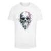 Mister Tee Majica Colorful Skull jelka/mauve/črna/bela