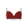 Emporio Armani Nedrček temno rdeča/črna/bela