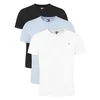 Tommy Jeans Majica Tommy Flag Extra Slim T ecru/golobje modra/črna