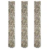 Vidaxl Okrogle visoke grede gabion 3 kosi pocinkano jeklo O30x200 cm