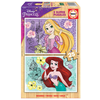 Educa - Puzzle 2x25 Disneyjeva princesa: Ariel, Locika - 40 - 99 kosov