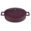 Saucepan, cast iron, 28 cm / 3.5 l, Trendy, purple - LAVA