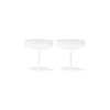 Komplet kozarcev za šampanjec ferm LIVING Ripple Champagne Saucers 150 ml 2-pack