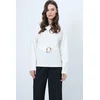 Trend Alacati Stili Ženska bluza Alc-X14699, Krem