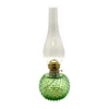 Petrolejska lampa EMA 38 cm svetlozelena