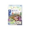 Barvni svinčniki, komplet, trikotni, STAEDTLER Noris Colour 187, 36 različnih barv, 36 kosov