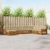 Set vanjskih sofa s jastukom 8 pcs Prirodna i bež