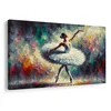 Slika balerina v beli obleki - 150x100