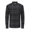 Only & Sons Srajca ONSGUDMUND temno siva/črna