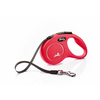Flexi povodec New Classic S trak 5 m rdeč - Pasji povodci - Rdeča