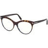 TOM FORD Okvir za naočare Blue Block 0FT5827-B 5255, Ženski, Braon