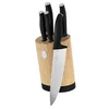 Berlingerhaus Komplet nožev BH-2753 with stand BAMBOO 6 pcs Matt Black Collection